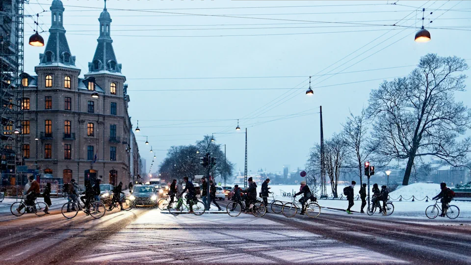 vintercykling