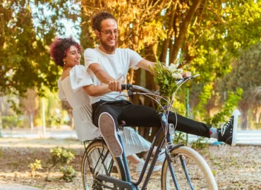 skjutsa på cykel